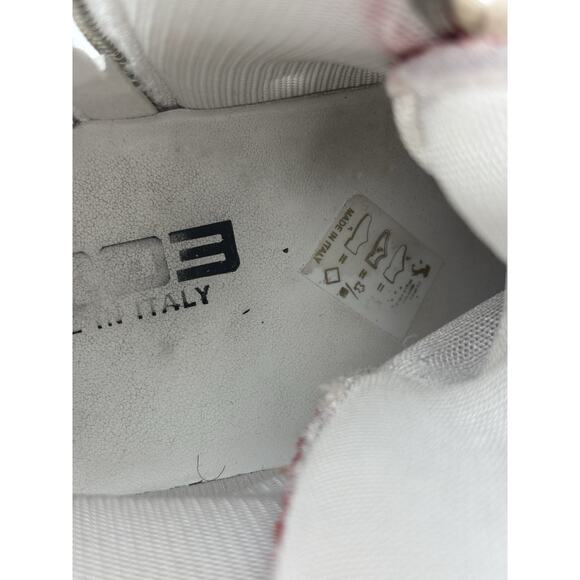 Christian Zerotre CALIPSO 300 Fuxia Leather Red High Top Sneakers Size 37 Italy - Picture 9 of 13